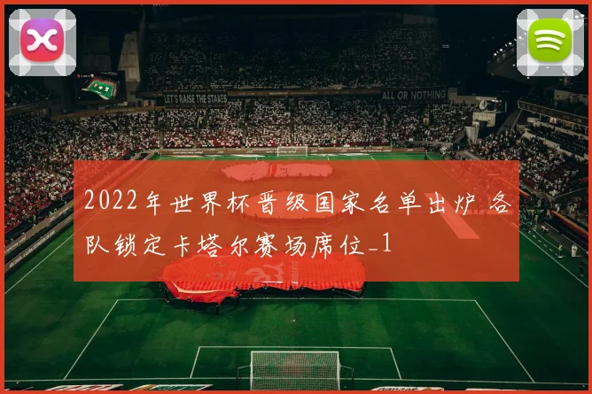 2022年世界杯晋级国家名单出炉 各队锁定卡塔尔赛场席位_1